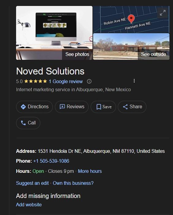 Noved Solutions - Albuquerque SEO