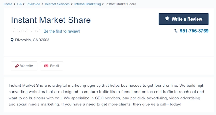 Instant Market Share