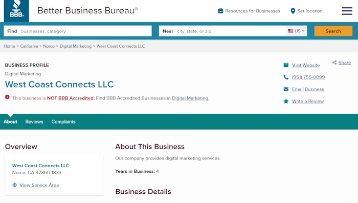 West Coast Connects LLC