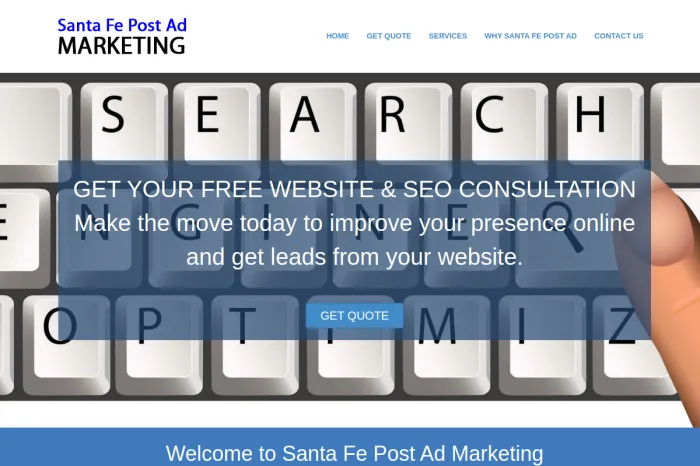 Santa Fe Post Ad Marketing