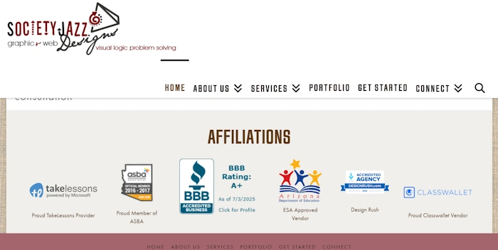 SocietyJazz | Graphic & Web Tutoring and Design