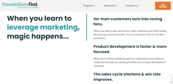 Foundations First Marketing