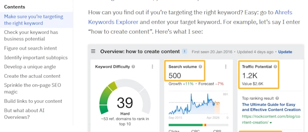 Product Led Content Example